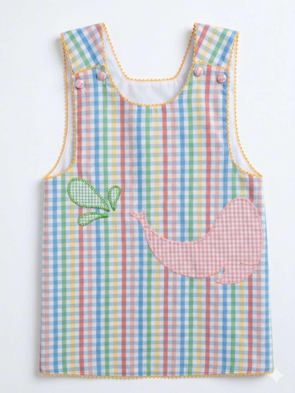 Colorful whale matching outfit